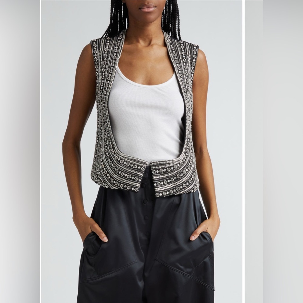 Stella McCartney Crystal Embellished Vest